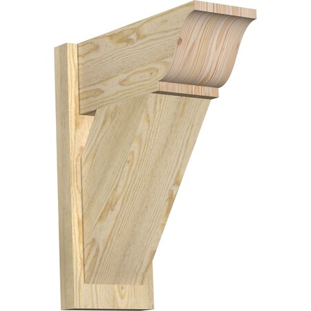 Ekena Millwork Traditional Rough Sawn Traditional Outlooker, Douglas Fir, 8"W x 18"D x 22"H OUT08X18X22TRA01RDF